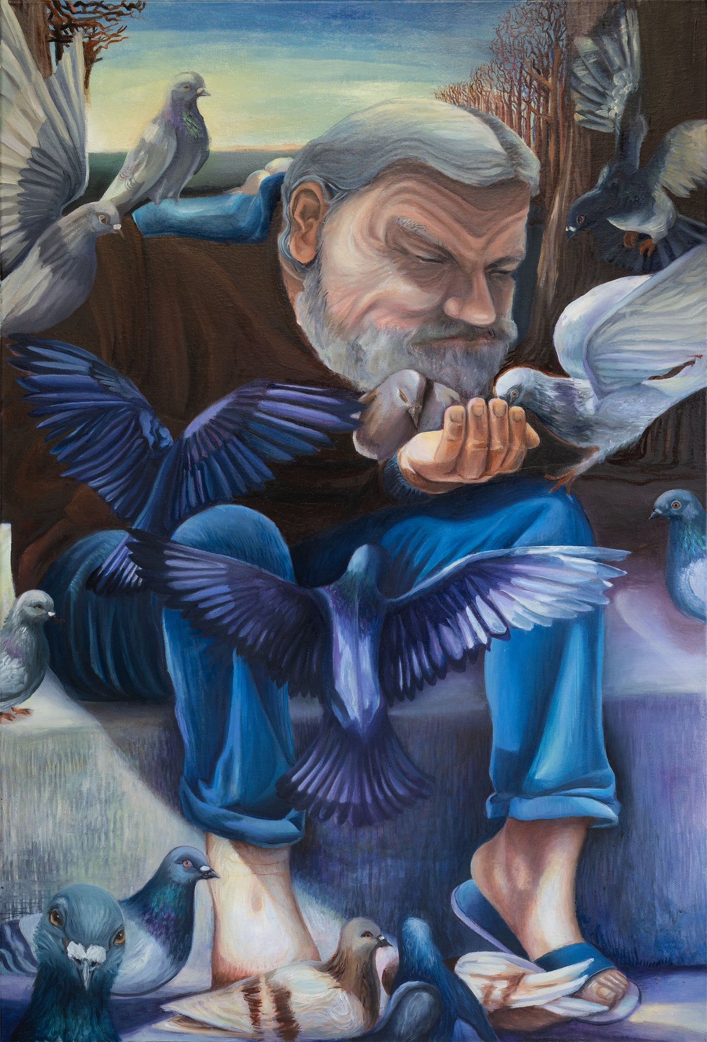 Saturn Nourishing His Children Fine Art Print | Original Oil Painting
