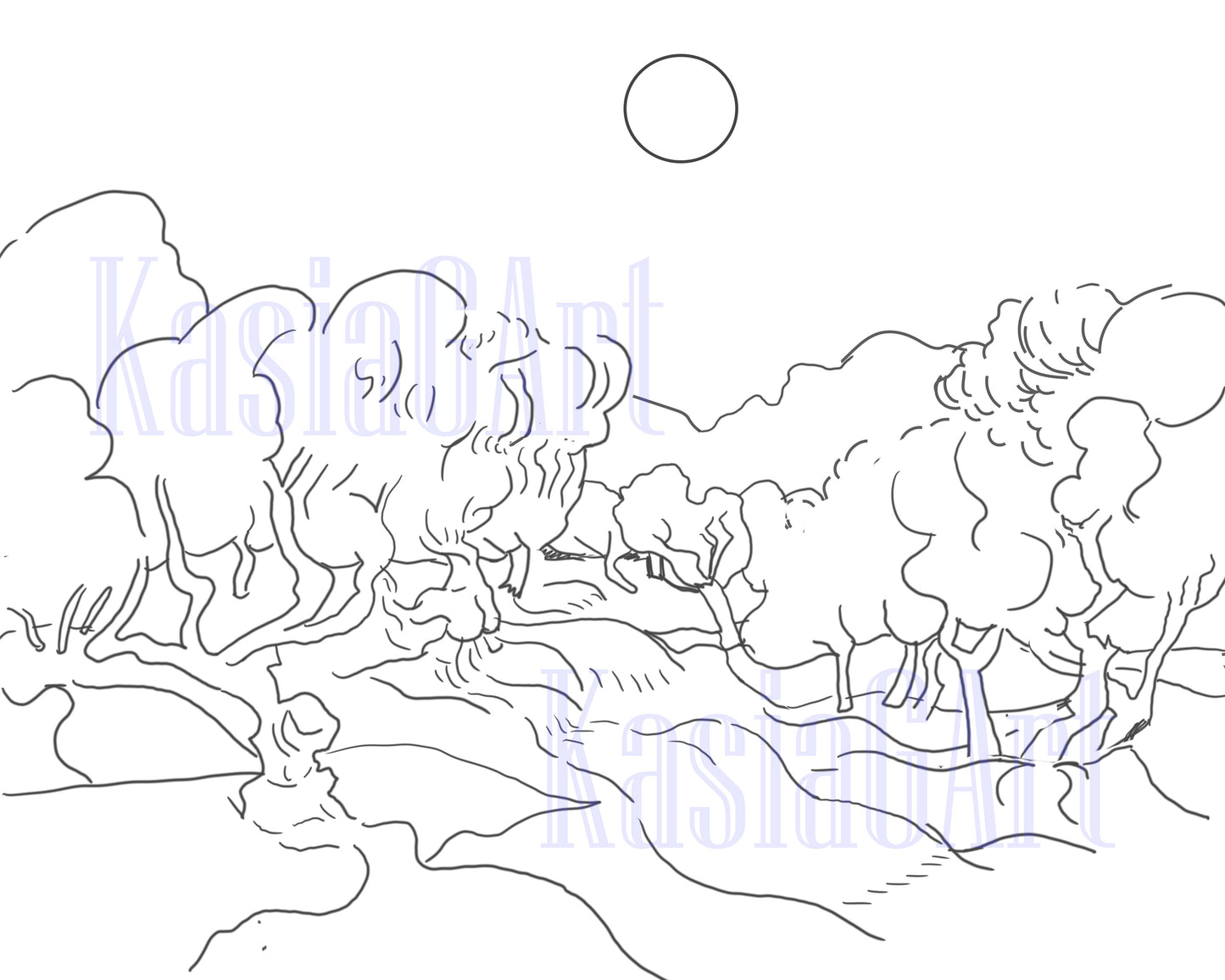 FREE Van Gogh Colouring Sheets -The Olive Tree, Crabs and Haystack in province