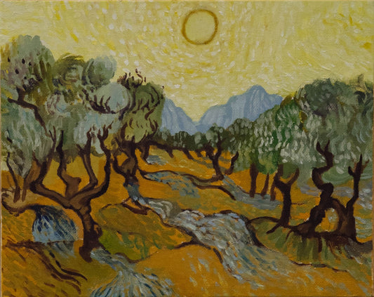'The Olive Tree' Oil Painting Reproduction